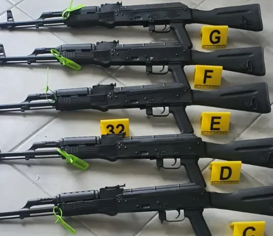 Harfuch: 80% de armas aseguradas en México proviene de Estados Unidos