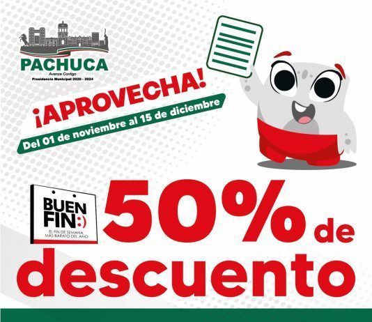 Ayuntamiento de Pachuca ofrece descuentos en impuestos por el Buen Fin