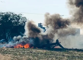 Vídeo | Falleció secretario de Seguridad de #Aguascalientes en desplome de #helicóptero