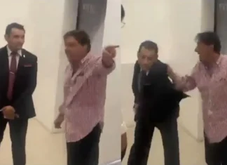 #Video | Dueño de restaurante giratorio del #WTC agrede a #guardia de #seguridad