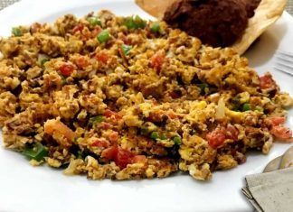 Gastronomía del huevo con machaca