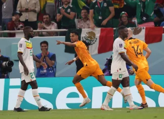 Países Bajos vence 2-0 a Senegal