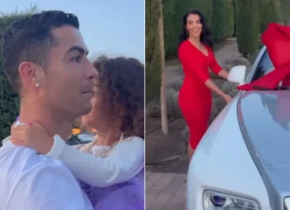 Cristiano Ronaldo recibió de regalo de Navidad un Rolls-Royce