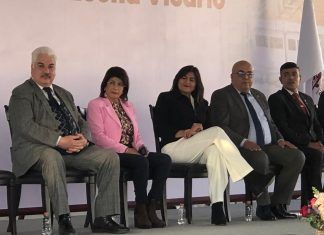 Cumple Mariela Gutiérrez su compromiso con la educación; realiza en Tecámac la entrega de la primera etapa de la Vocacional 19