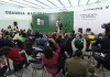 AMLO realizó mañanera en «búnker» de la SSPC