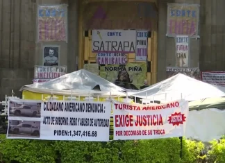 AMLO mandó ánimo a manifestantes que mantienen plantón en la SCJN
