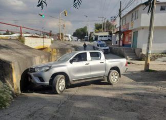 Guardia Civil de Tecámac recupera vehículo y detiene a dos sujetos en San Pedro Pozohuacan
