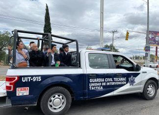Guarda Civil de Tecámac auxilia a personas vulnerables durante bloqueo de maestros