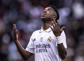 Vinicius Jr. número 7 del Real Madrid