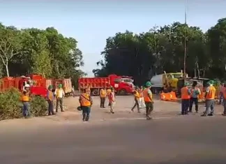 Trabajadores bloquearon accesos a obras de Tren Maya; acusan malos tratos