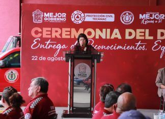 Tecámac festeja el Día del Bombero MG entrega estímulos, reconocimientos y equipo