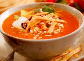 Gastronomía de la sopa de tortilla