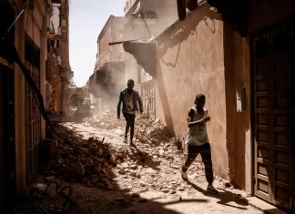 Habitantes de Marruecos obligados a vivir en las calles tras sismo