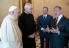 Sylvester Stallone visitó al Papa Francisco