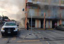 Protección Civil de Tecámac sofoca incendio en una taquería