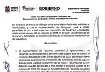 Confía alcaldesa de Tecámac que Congreso del Edomex resolverá límites territoriales con Tonanitla
