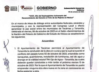 Confía alcaldesa de Tecámac que Congreso del Edomex resolverá límites territoriales con Tonanitla