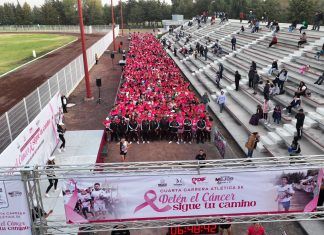 Realiza Tecámac la carrera contra el cáncer de mama