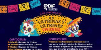 Convoca Gobierno de Tecámac a participar en el concurso de catrinas y catrines vivientes