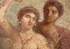 Frescos de la antigua Pompeya