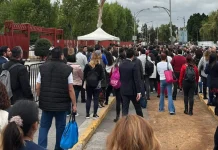 Se manifiestan trabajadores del Poder Judicial en CDMX