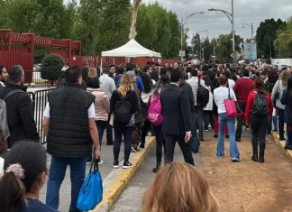 Se manifiestan trabajadores del Poder Judicial en CDMX