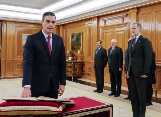 Pedro Sánchez prometió su cargo como presidente de España