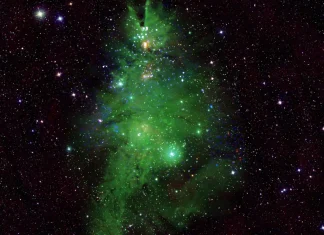 NASA captó conjunto de estrellas jóvenes