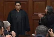 Lenia Batres fue investida como ministra de la SCJN