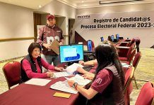 Formalizan Omar García Harfuch, Ernestina Godoy y Mariela Gutiérrez sus candidaturas al Senado por Morena