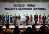 Sheinbaum sumó a los exaspirantes a la candidatura presidencial por Morena a su equipo de campaña