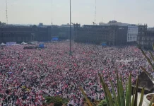 Realizan «Marcha por nuestra democracia» en más de 100 ciudades del país