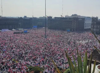 Realizan «Marcha por nuestra democracia» en más de 100 ciudades del país