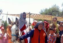 Realiza San Marcos Nepantla su XXXVIII Representación del Viacrucis de Jesús