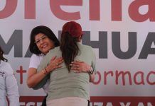 Recorre Mariela Gutiérrez norte, ortiente y poniente del Edomex en su primera semana de campaña