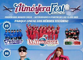 Arranca este viernes el gran Atmósfera Fest 2024, en el Parque lineal Los Héroes Tecámac