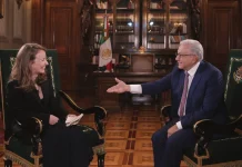 Presidencia bajó entrevista que realizacón Inna Afinogenova a AMLO