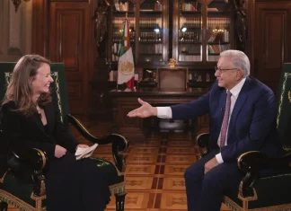 Presidencia bajó entrevista que realizacón Inna Afinogenova a AMLO