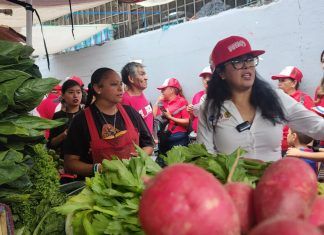 Ola roja priista invade La Guerrero, cientos de simpatizantes arroparon a Silvia Sánchez Barrios