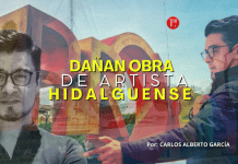Dañan obra de artista hidalguense