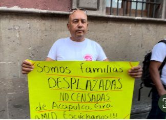 Otis revictimiza a familias acapulqueñas desplazadas