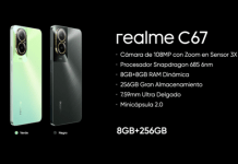 Realme presenta el c67
