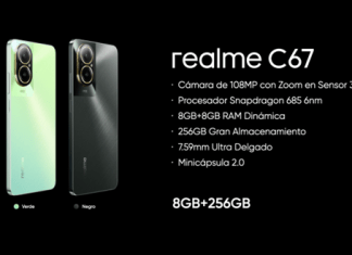 Realme presenta el c67