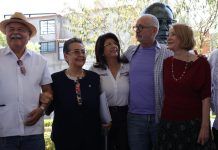 Rinden Homenaje a Heberto Castillo en su 27 Aniversario Luctuoso en Texcoco; Acuden sus hijos Laura Itzel y Javier Castillo