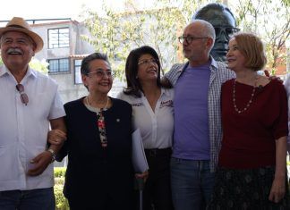 Rinden Homenaje a Heberto Castillo en su 27 Aniversario Luctuoso en Texcoco; Acuden sus hijos Laura Itzel y Javier Castillo