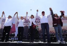 Visita Sheinbaum Cuatro Municipios del Estado de México, Junto con Mariela Gutiérrez