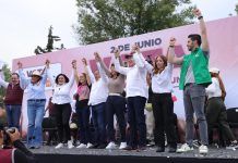 Acompaña Mariela Gutiérrez a Claudia Sheinbaum a su Cuarta Gira por el Estado de México