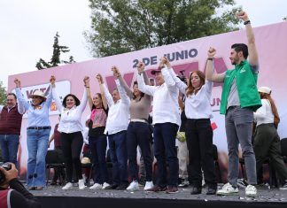 Acompaña Mariela Gutiérrez a Claudia Sheinbaum a su Cuarta Gira por el Estado de México