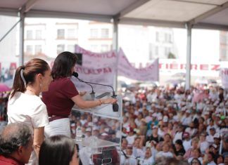 Recibe Sheinbaum el Respaldo de 25 mil Personas en Tecámac, Junto con Mariela Gutiérrez