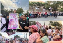 Mentadas de madre, pancartas y manifestaciones detrás de las vallas del tercer debate presidencial